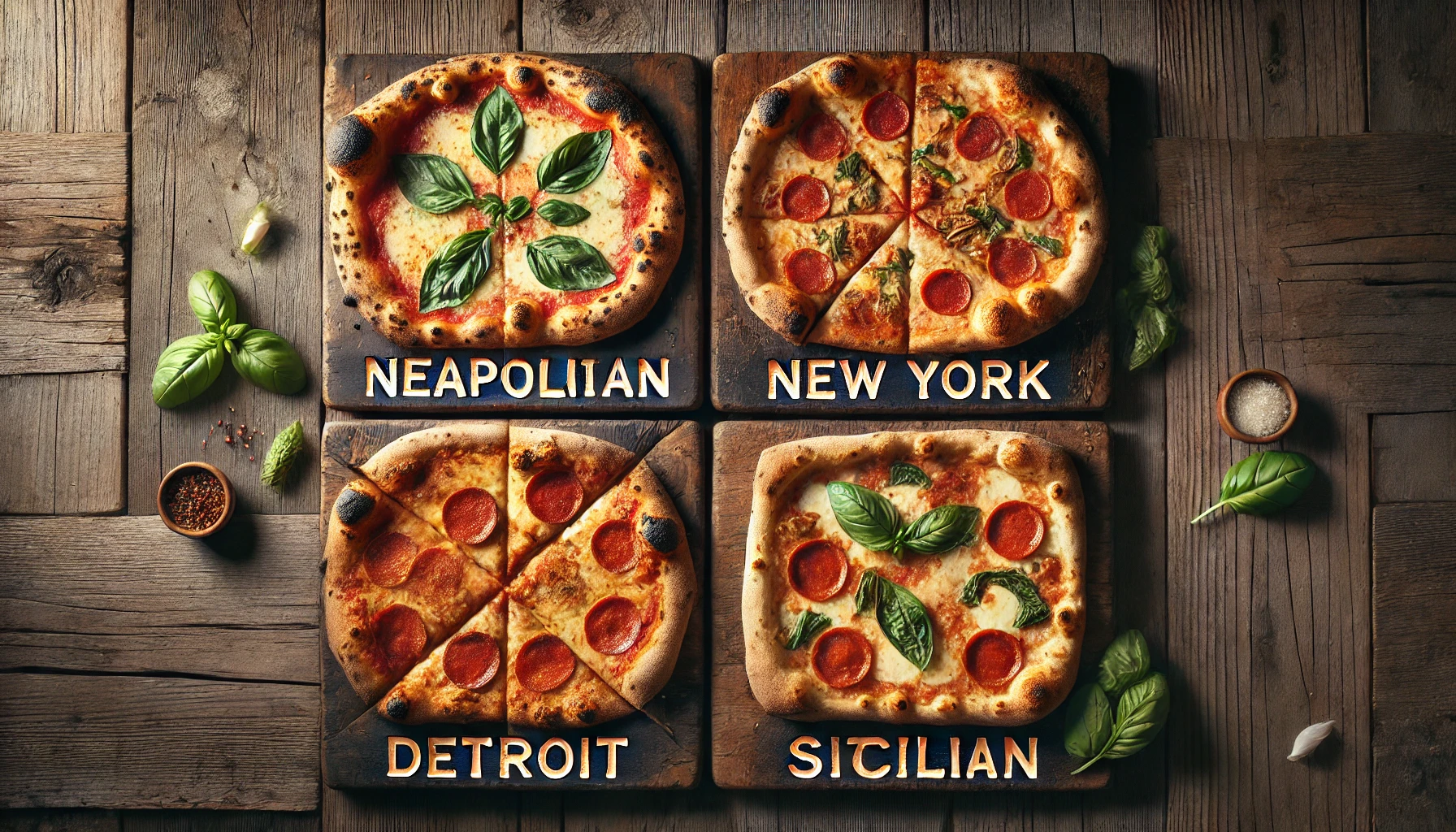 Regional Pizza Styles: Neapolitan vs. New York vs. Detroit vs. Sicilian